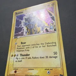 Pokemon Raikou 3/17 POP Series 2 Holo Rare 2006 English Mp Condition - Image 2
