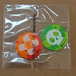 Pokemon Poison and Burn Condition Markers TCG CCG Acrylic New - Image 1