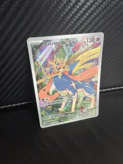Pokemon Zacian Illustration Rare Holo 100/094 Phantasmal Flames Basic HP 130 - Image 2