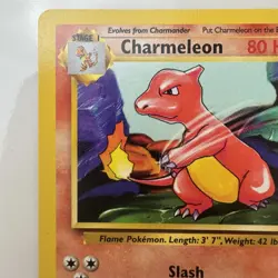 Charmeleon 024/102 Base Set Regular 1999 Unlimited Pokemon Game TCG NM - Image 3
