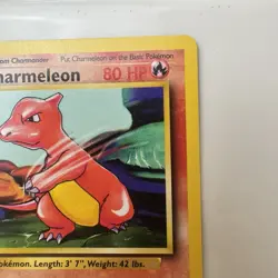 Charmeleon 024/102 Base Set Regular 1999 Unlimited Pokemon Game TCG NM - Image 4