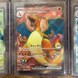 Pokemon TCG 151 EX Full Art Venusaur Charizard Blastoise Scarlet/Violet ALL NM - Image 2