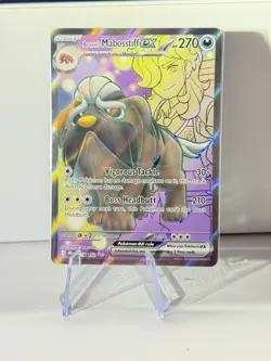 Arven's Mabosstiff ex 218/182 Full Art Holo Pokemon Sv10: Destined Rivals ENG NM - Image 1