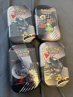 Pokemon TCG Scarlet Violate Black Bolt and White Flare Mini Tins 2 Pack Lot Of 4 - Image 1