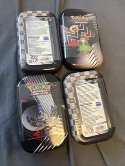 Pokemon TCG Scarlet Violate Black Bolt and White Flare Mini Tins 2 Pack Lot Of 4 - Image 2