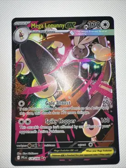 Pokemon TCG Mega Lopunny ex 128/094 Near Mint Condition - Image 1