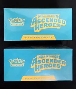 Pokemon Ascend Heroes ETB Lot of 2 Elite Trainer Boxes Factory Sealed - Image 3