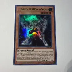 Yugioh Elemental Hero Solid Soldier CT15-EN003 - Ultra Rare - NM - Image 1