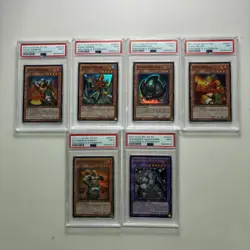 Yu-Gi-Oh! ENGLISH PSA 9 GRADED LOT OF 5 - Image 1