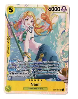 One Piece EN EB03-053 Nami SR NM-MT - Image 1
