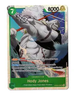 One Piece EN OP06-035 Hody Jones SR NM-MT - Image 1