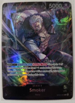 2024 Smoker OP02-093 Leader - One Piece TCG - Holo English - Image 1