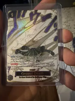 Bandai One Piece CCG Ground Death OP14-096 Event Card Holo 1 Cost - Image 1