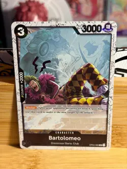 BARTOLOMEO (JOLLY ROGER FOIL) OP04-089 Premium Booster One Piece TCG NM - Image 1