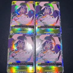 One Piece OP13-108 Jewelry Bonney Carrying His Will Super Rare Foil x4 Playset - Image 2