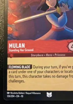 Mulan - Standing Her Ground 126/204 Uncommon Whispers In The Well Disney Lorcana - Image 4