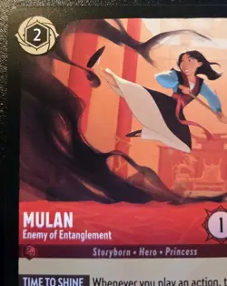 Mulan - Enemy Of Entanglement 115/204 Uncommon Ursula's Return Disney Lorcana - Image 2