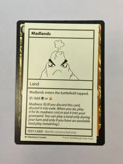 MTG - Madlands - Playtest Card - NM - Mystery Booster 2 - Image 1
