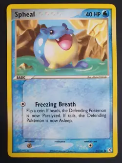 Spheal 74/101 - EX Hidden Legends Set - Pokemon Card - Near Mint Condition - Image 1