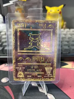 Pokemon TCG Ancient Mew Promo Holo Rare Card 1999/2000 Damaged - Image 1