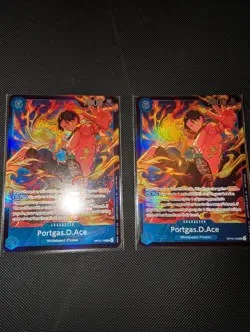 One Piece Card Game OP13-119 Portgas.D.Ace Store Treasure Cup Winner Sealed x1 - Image 1