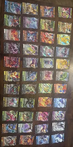 44 Card Lot 1 Random V Pokemon Card 100% Real TCG Perfect Condition No Dupes - Image 1