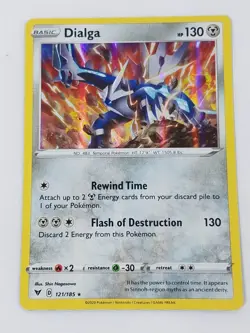 Pokemon Card Vivid Voltage Dialga 121/185 Holo Rare - NM - Image 1