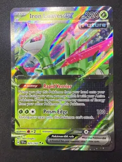 Iron Leaves ex 025/162 | Double Rare | Temporal Forces | Pokemon Card | NM - Image 1