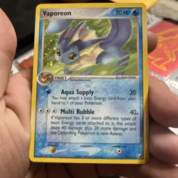 Vaporeon 19/115 Ex Unseen Forces Reverse Holo Rare LP Pokemon Card - Image 2