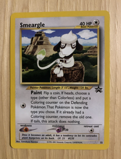 SMEARGLE 2001 POKEMON BLACK STAR PROMO CARD #32 NM - Image 1