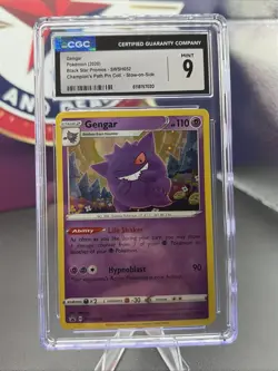 Gengar SWSH052 SWSH: Sword & Shield Promo Cards Holo CGC 9 - Image 1
