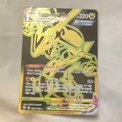Pokemon Rayquaza VMAX Secret Rare Full Art Holo Card Silver Tempest TG29/TG30 3… - Image 1