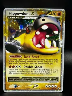 Hippowdon LV.X 2009 Rising Rivals 107/111 Holo Pokemon Card - Image 1
