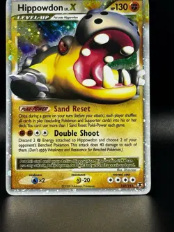 Hippowdon LV.X 2009 Rising Rivals 107/111 Holo Pokemon Card - Image 3