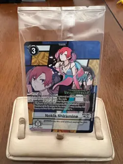 Digimon TCG Card Foil Nokia Shiramine Evolution Cup 2025 vol 3 winner BT5-092 R - Image 1