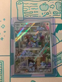 Machoke - 177/165 - Pokemon 151 Illustration Rare Card NM (Pack Fresh) - Image 1