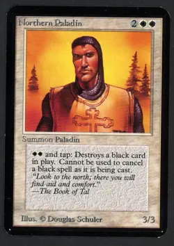 ***Alpha Northern Paladin (Indent)*** MTG Alpha Magic Kid Icarus - Image 1