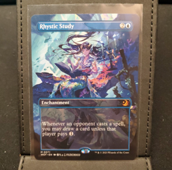 Rhystic Study (Anime Borderless) Wilds of Eldraine: Enchanting Tales Regular #71 - Image 1