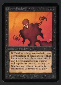 ***Alpha Nether Shadow*** MTG Alpha Magic Kid Icarus - Image 1
