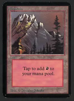 ***Alpha Mountain Slate*** MTG Alpha Magic Kid Icarus - Image 1