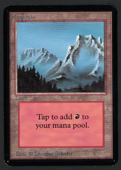 ***Alpha Mountain Blue*** MTG Alpha Magic Kid Icarus - Image 1