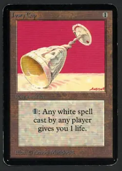 ***Alpha Ivory Cup*** MTG Alpha Magic Kid Icarus - Image 1