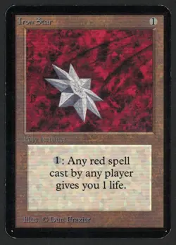 ***Alpha Iron Star*** MTG Alpha Magic Kid Icarus - Image 1