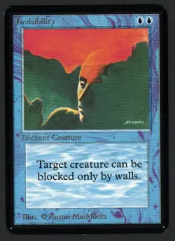 ***Alpha Invisibility*** MTG Alpha Magic Kid Icarus - Image 1