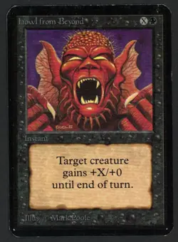 ***Alpha Howl from Beyond*** MTG Alpha Magic Kid Icarus - Image 1