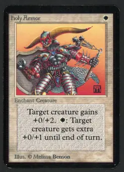 ***Alpha Holy Armor*** MTG Alpha Magic Kid Icarus - Image 1