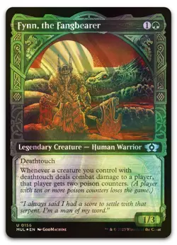 Fynn, the Fangbearer (Halo Foil) #156 (NM) March of the Machine MUL Magic MTG - Image 1