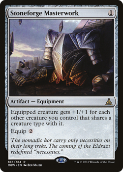 Stoneforge Masterwork #166 (Foil) (MP) Oath of the Gatewatch OGW Magic MTG - Image 1