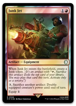 Junk Jet (Surge Foil) #588 (NM) Fallout PIP Magic MTG - Image 1