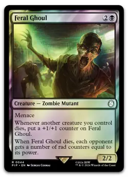 Feral Ghoul #44 (Foil) (NM) Fallout PIP Magic MTG - Image 1